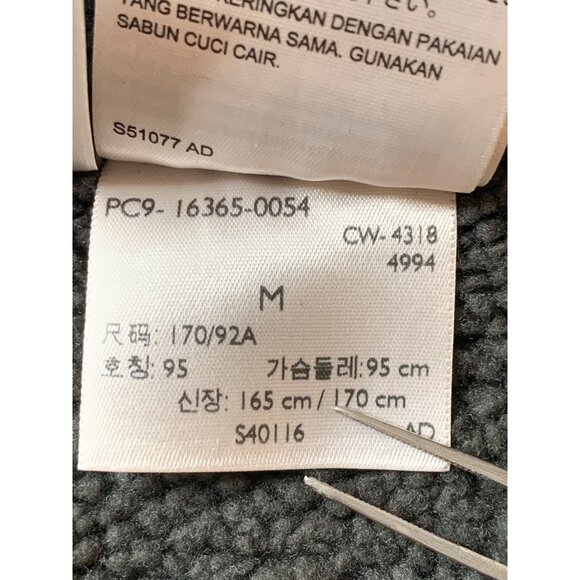 Levi Mens Black Denim Sherpa-Lined Trucker Jacket M RII10590 EUC Snap - Picture 8 of 14